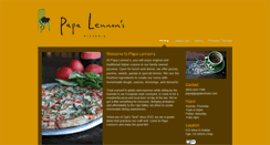 Desktop Screenshot of papalennons.com